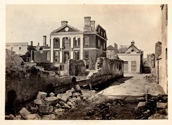 Ruinen des Pinckney-Herrenhauses, Charleston S.C.